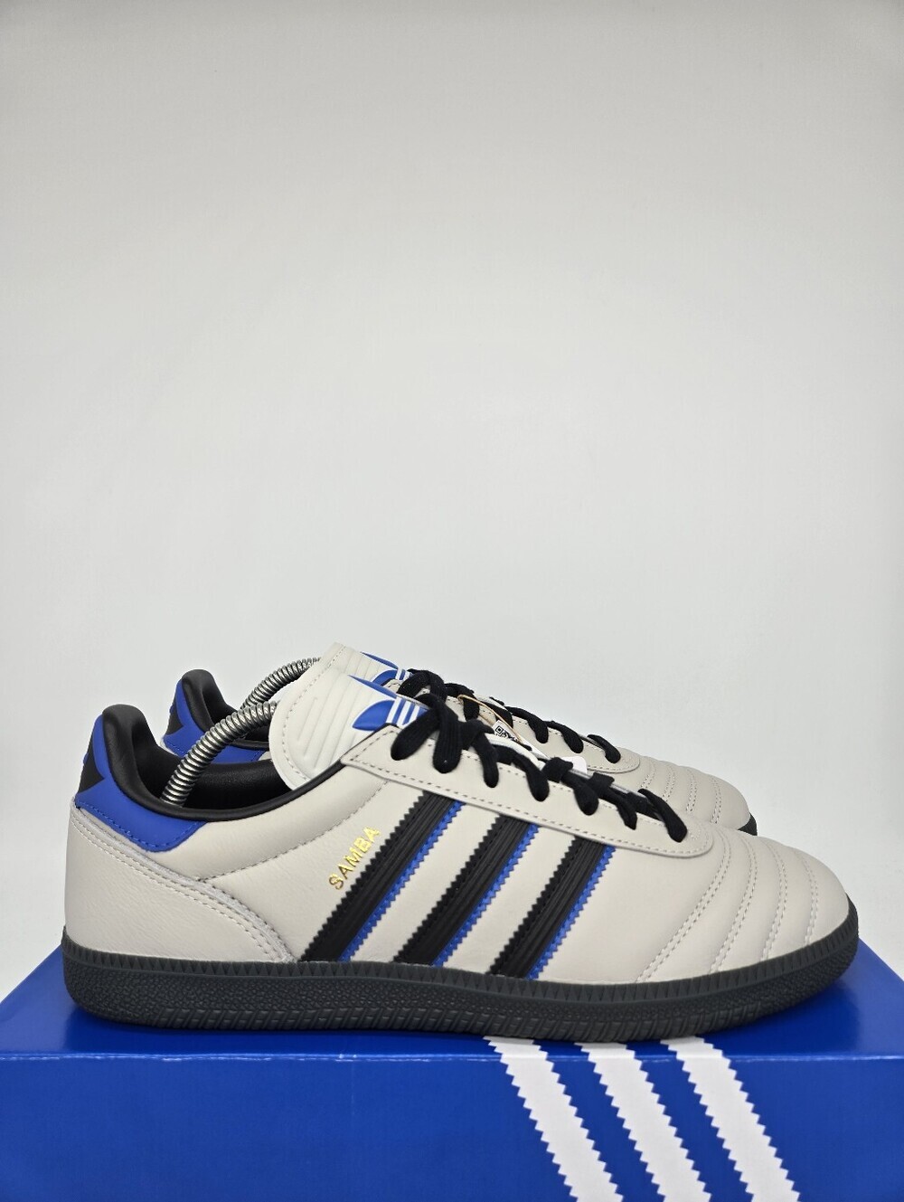 Adidas Men's Samba JP JR0965 Grey Black Carbon Shoes Size 11.5 - Picture 3 of 8